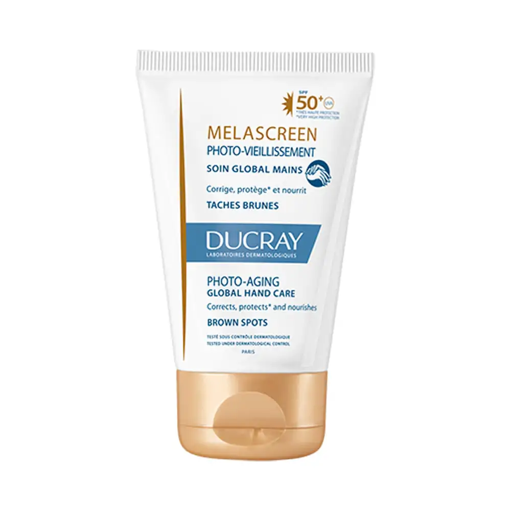 Promo ! Ducray MELASCREEN Photo-Vieillissement Soin Global Mains 50ml