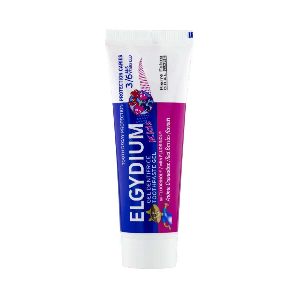 Promo ! ELGYDIUM Kids Grenadine 3/6 ans dentifrice enfant 50ml