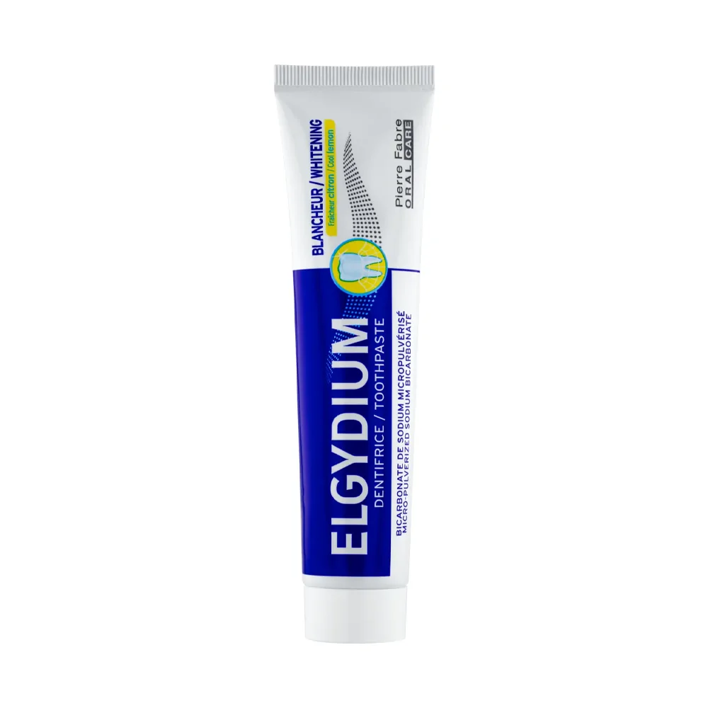 Promo ! ELGYDIUM Blancheur fraîcheur citron dentifrice 75ml