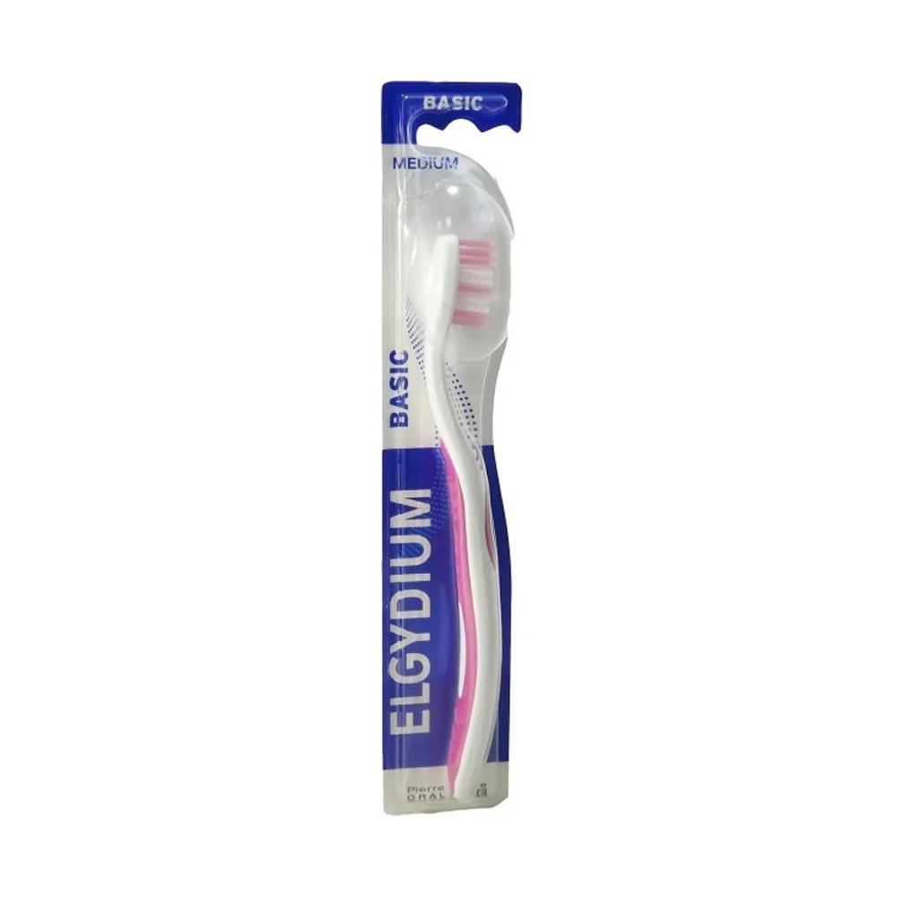 Promo ! ELGYDIUM Basic brosse à dents medium