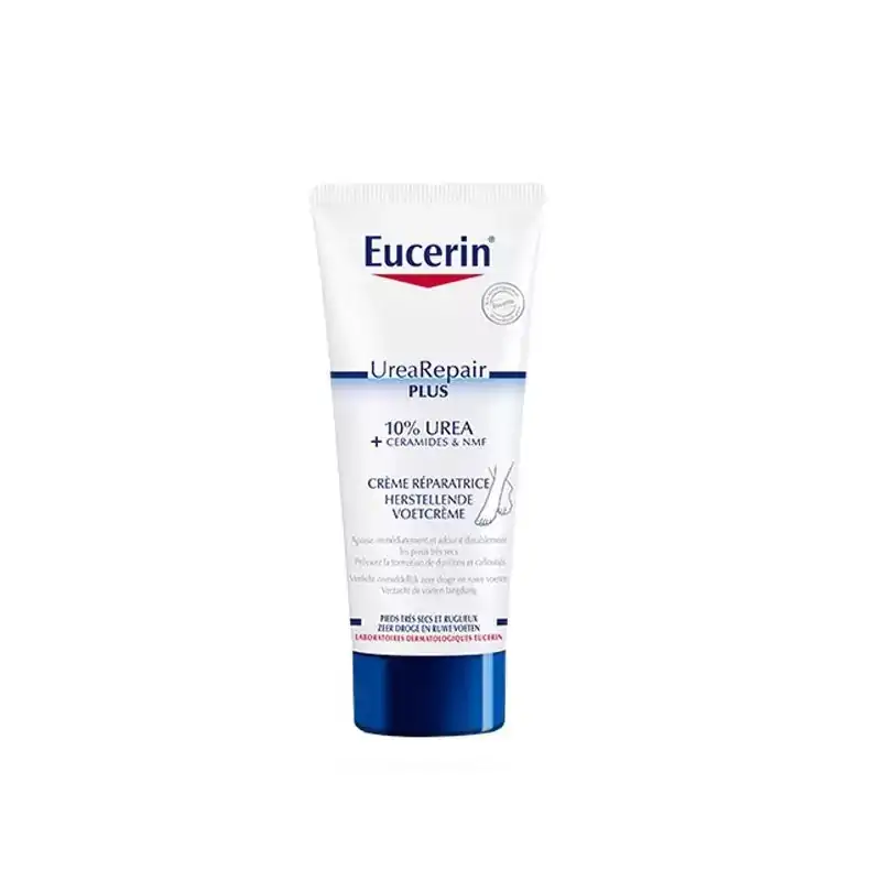 Promo ! EUCERIN UreaRepair PLUS Crème Pieds 10% d’Urée 100ml