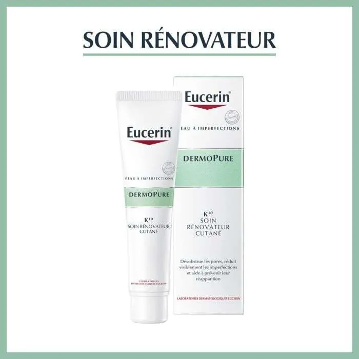 Promo ! Eucerin DermoPure EUCERIN K10 Soin Rénovateur Cutané 40ml