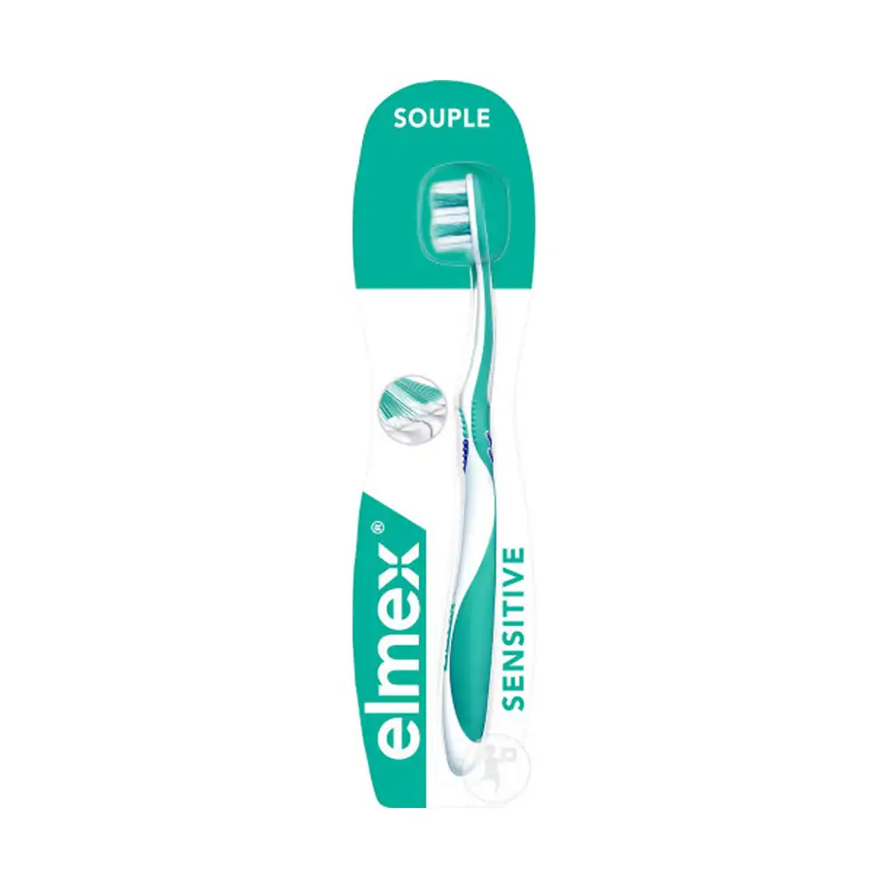 Promo ! Elmex Brosse A Dents Sensitive Souple 1 Pièce