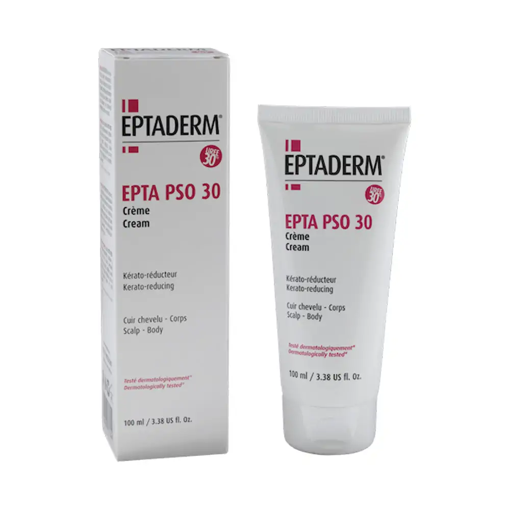 Promo ! Eptaderm PSO 30 Crème Cuir Chevelu Corps 75ml