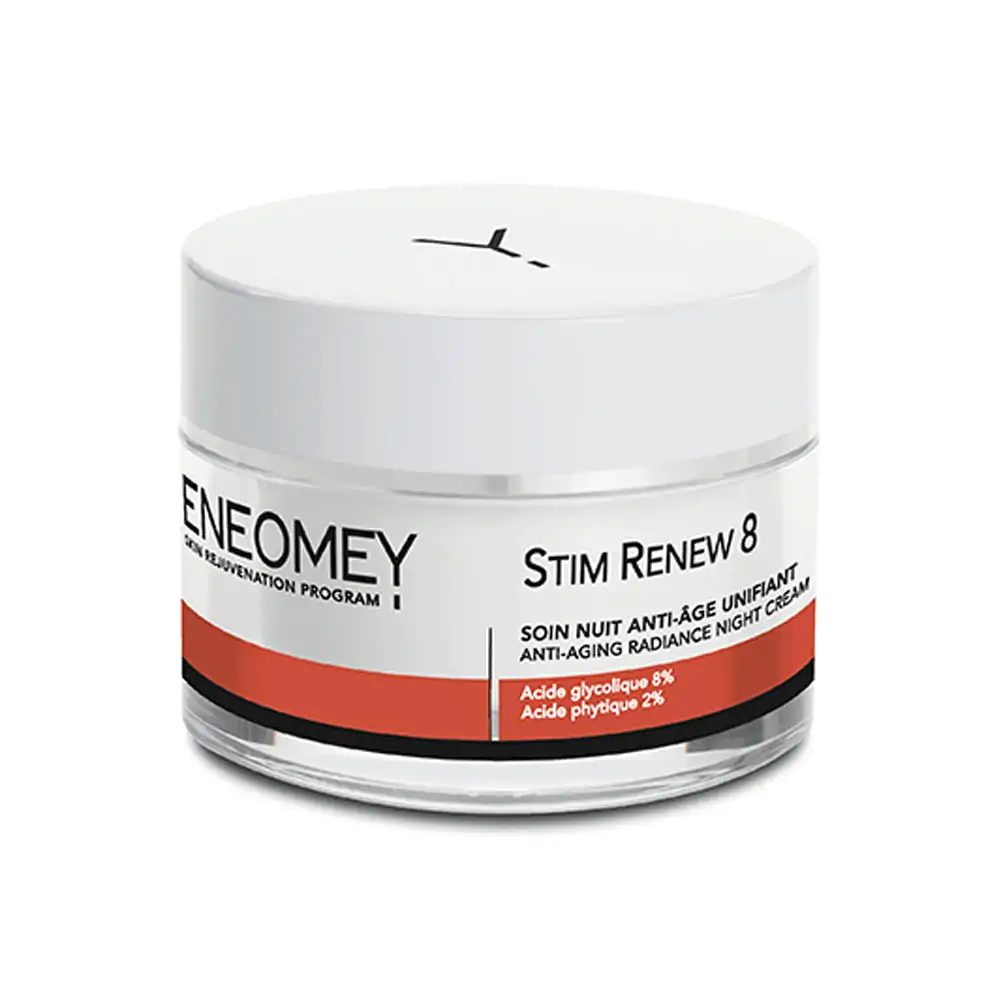 Promo ! Eneomey Stim Renew 8 Soin Nuit Anti-Âge Unifiant 50ml