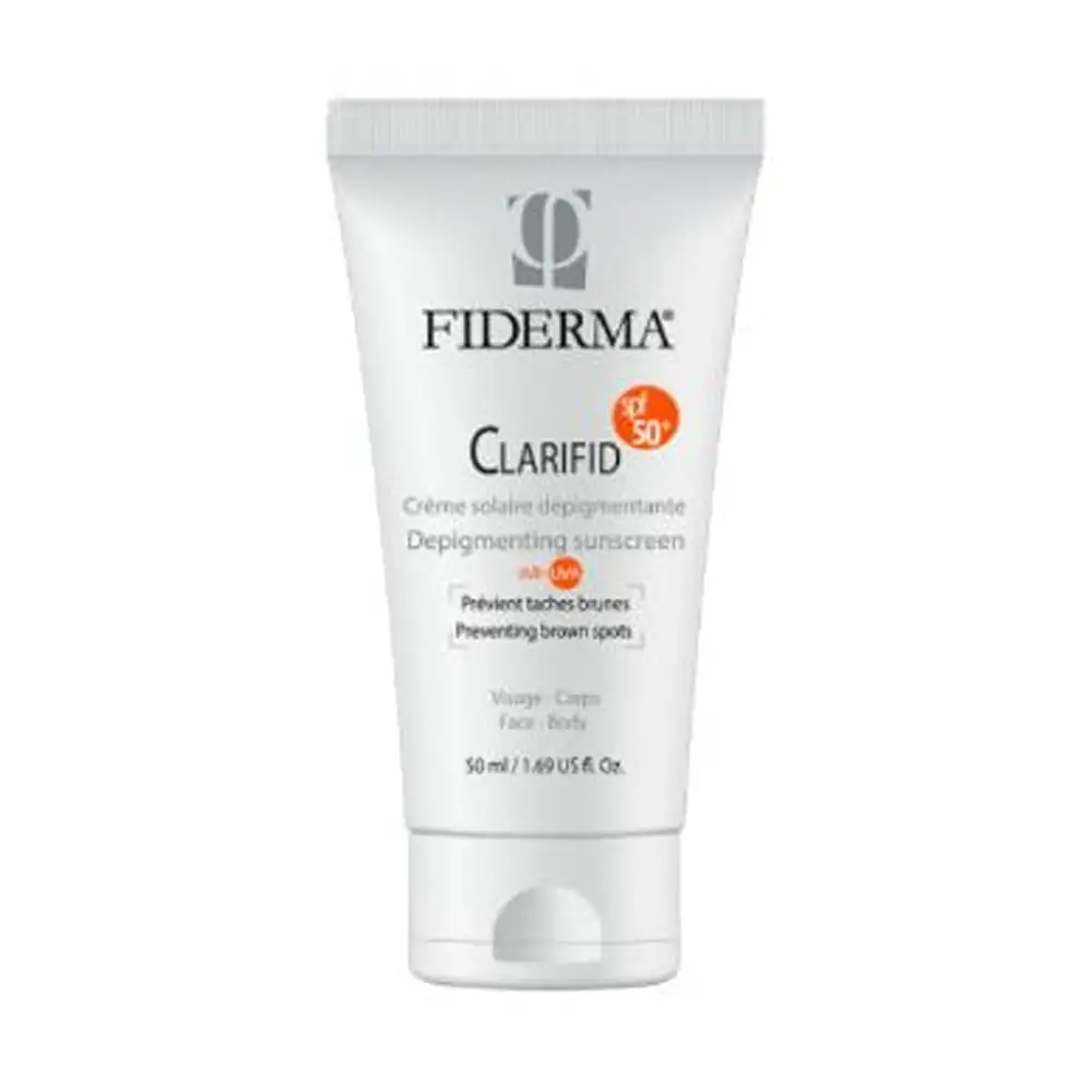 Promo ! Fiderma Clarifid Ecran Solaire Dépigmentante SPF 50+ 50ml