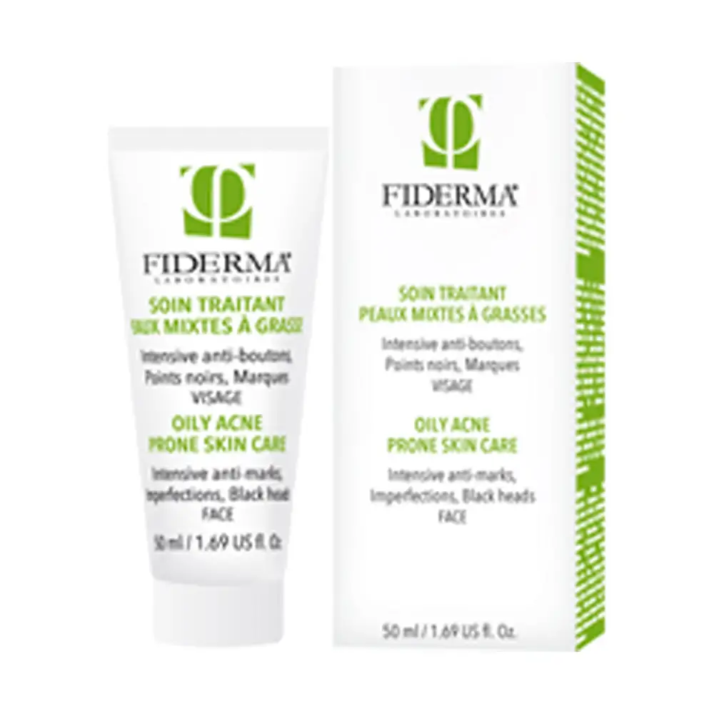 Promo ! Fiderma Soin Traitant Peaux Mixtes à Grasses 50ml