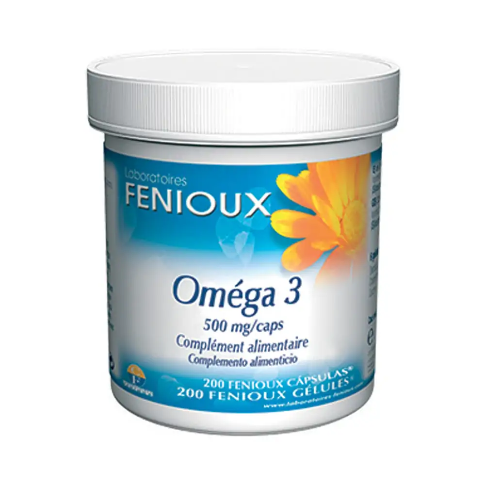 Promo ! Fenioux Omega 3 500mg Boit 200 Capsules