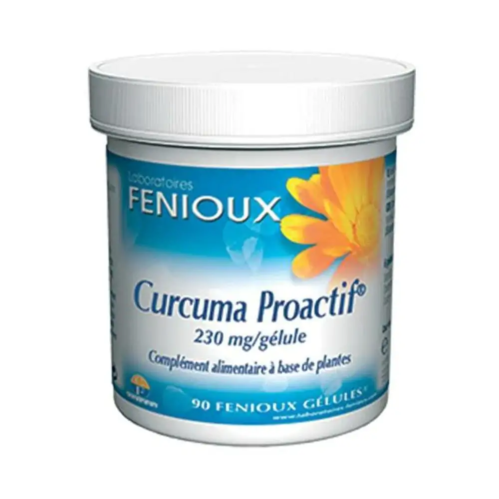 Promo ! Fenioux Curcuma Proactif Foie et Tube Digestif 230mg 90 Gélules