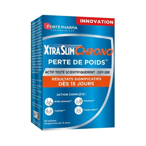 FORTE PHARMA – XtraSlim Chrono Perte de poids – 60 gélules