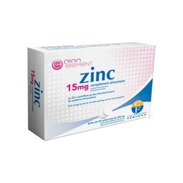Promo ! FENIOUX ZINC 15 Mg Boite 30 Comprimés