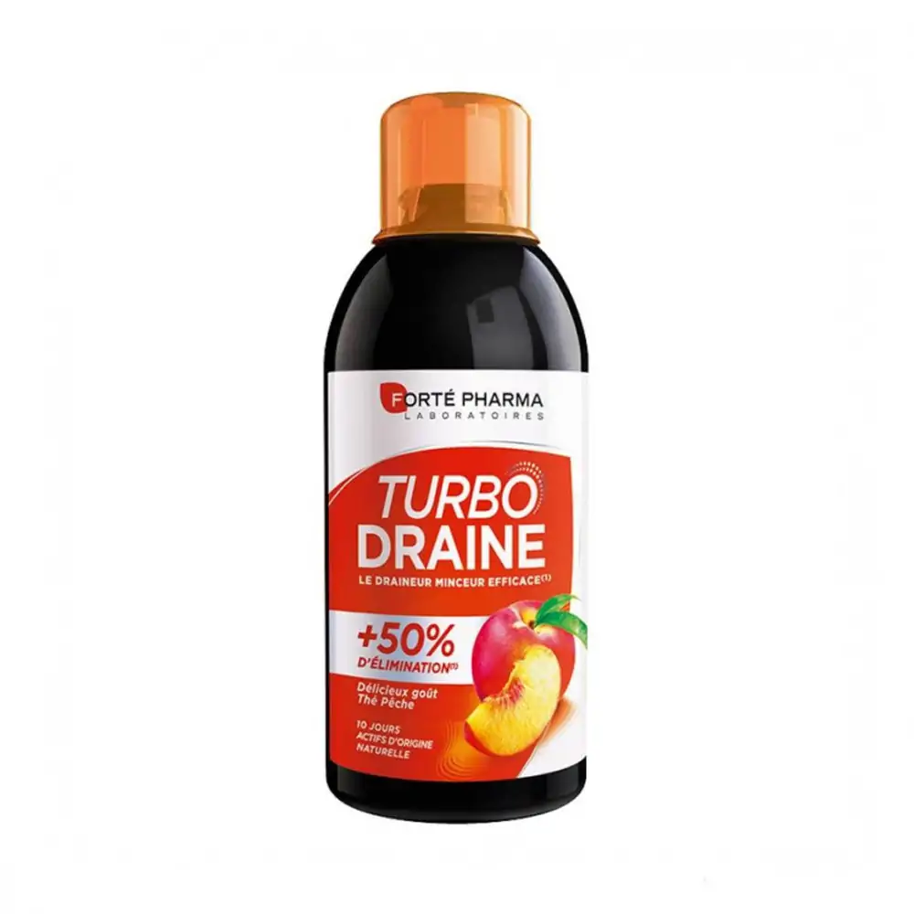 Promo ! Forté Pharma TurboDraine Minceur Pèche 500ml