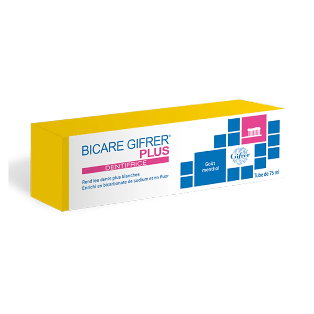 Promo ! Gifrer Bicare Plus Dentifrice 75ml
