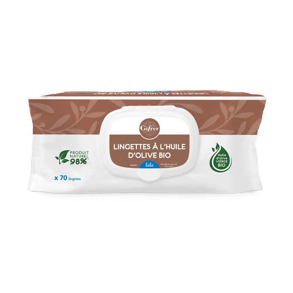 Promo ! Gifrer Lingettes À L’Huile D’Olive x70