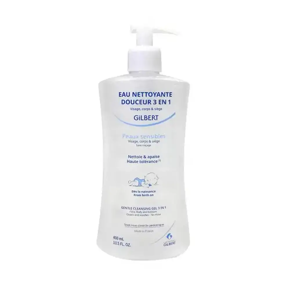 Promo ! Gilbert Eau Nettoyant Douceur 3en1 Bébé