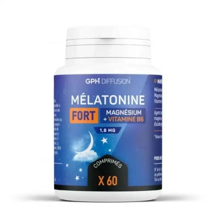 Promo ! GPH Diffusion Melatonine Fort 60 Comprimes