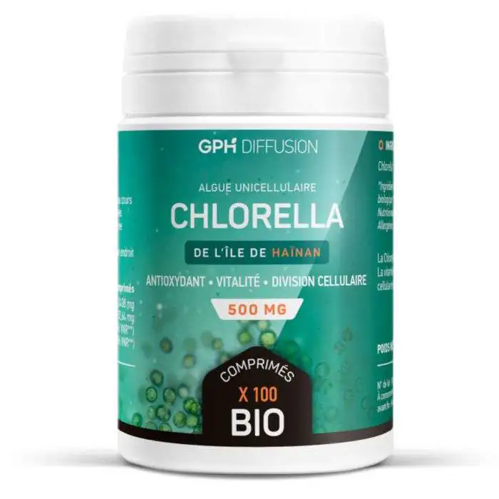 Promo ! GPH Diffusion Chlorella 500mg 100 Comprimes