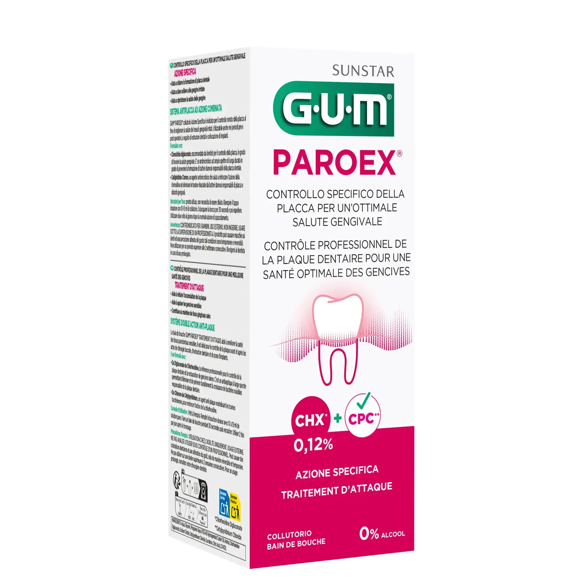 Promo ! Gum paroex 0,12% Bain De Bouche 300ml (1784)