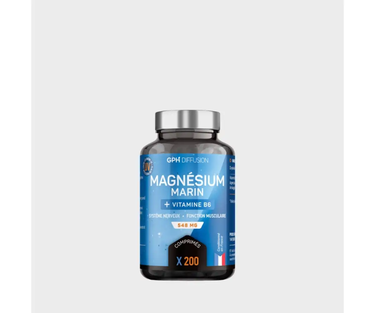 Promo ! Gph Diffusion Magnésium Marin 200 Comprimés
