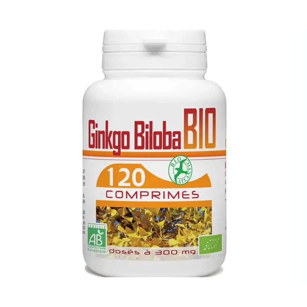 Promo ! GPH Diffusion Ginkgo Biloba Bio 300mg 120 Comprimes