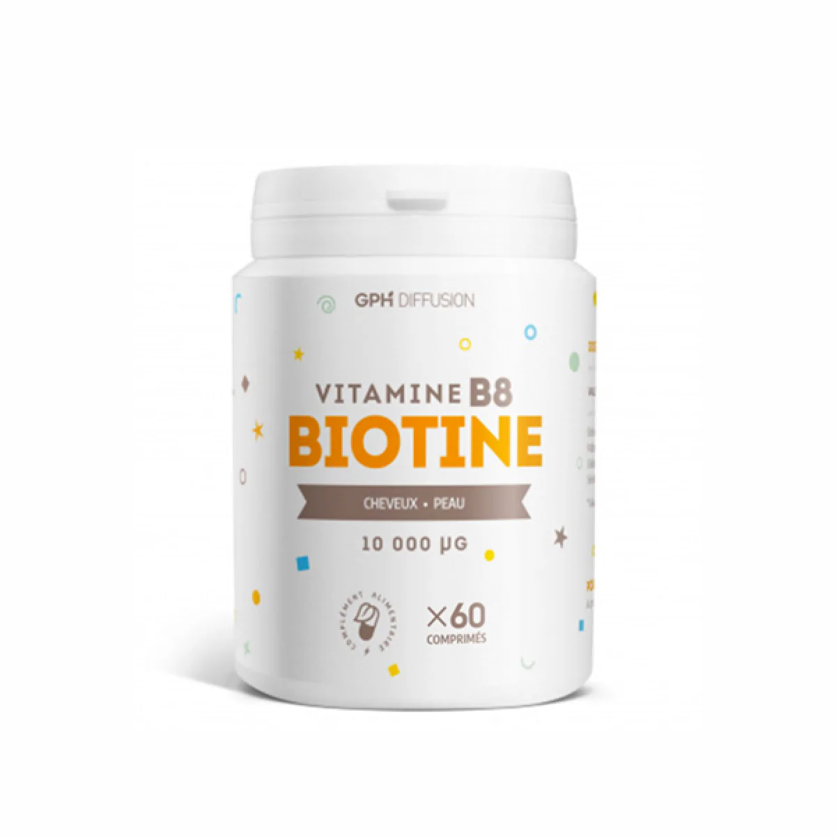 Promo ! Gph Diffusion Vitamine B8 Biotine 60 Comprimés