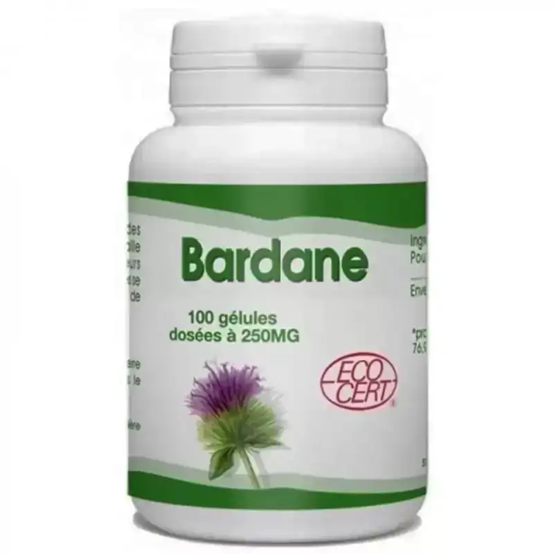 Promo ! GPH DIFFUSION Bardane 250 Mg 100 Gélules