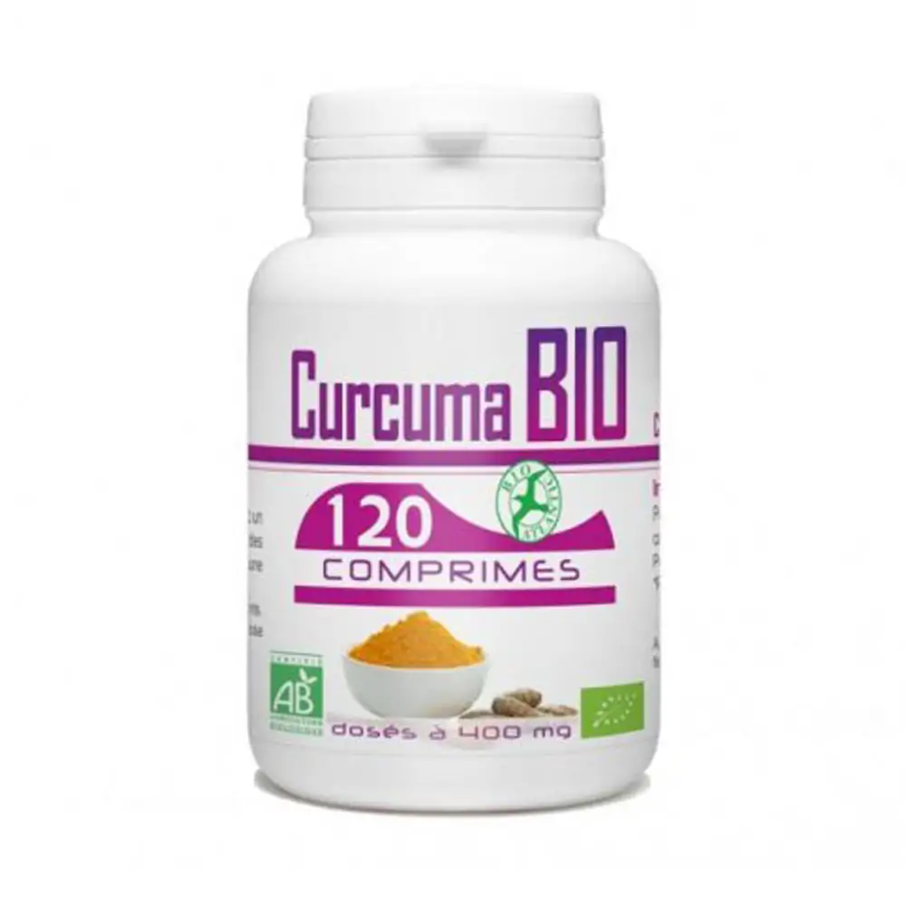 Promo ! GPH Diffusion Curcuma Bio 400mg 120 Comprimés