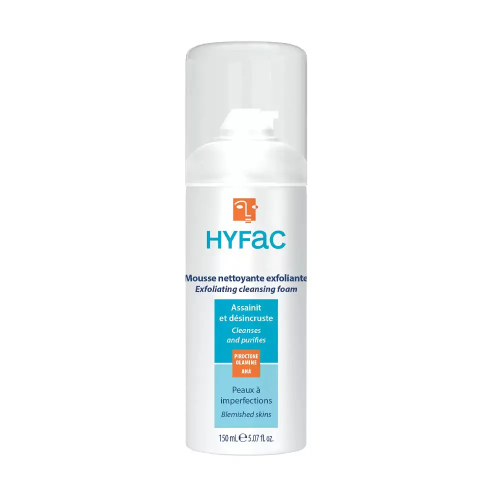 Promo ! hyfac Mousse Nettoyante Exfoliante 150ml
