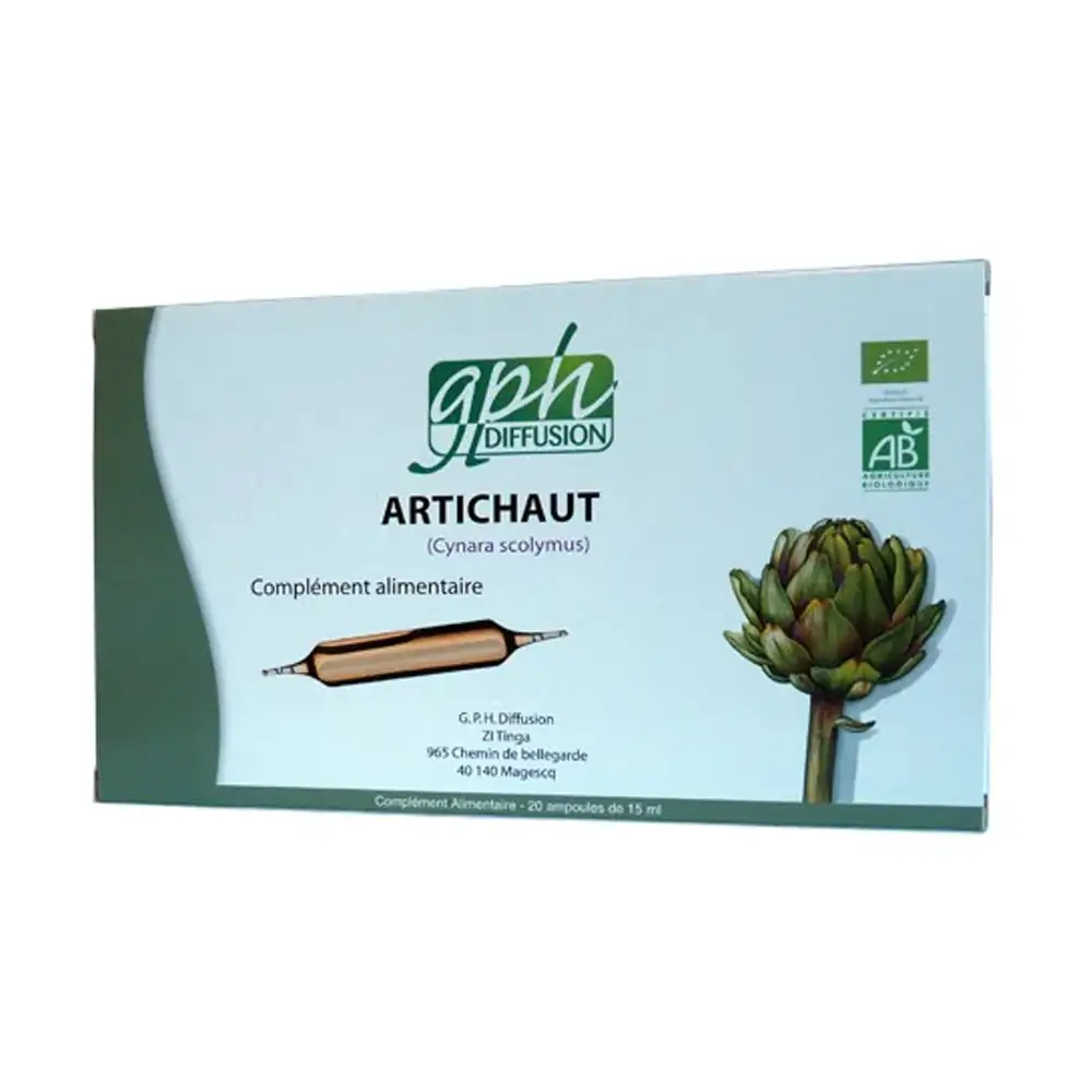 Promo ! GPH Artichaut 20 Ampoules 15ml