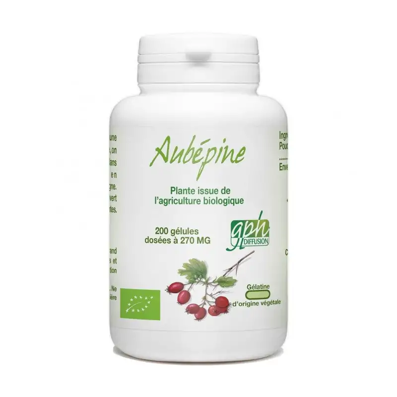 Promo ! GPH DIFFUSION AUBÉPINE 270 Mg 200 GÉLULES