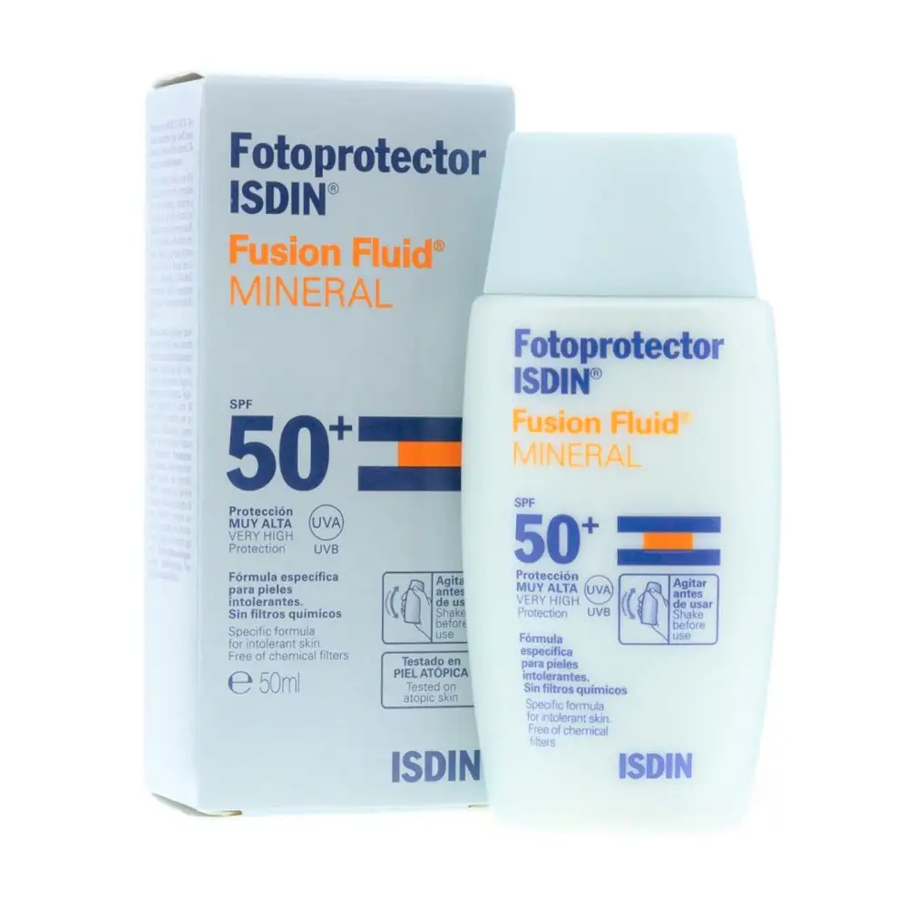 Promo ! Fotoprotector ISDIN Fusion Fluid Mineral SPF50+ 50ml