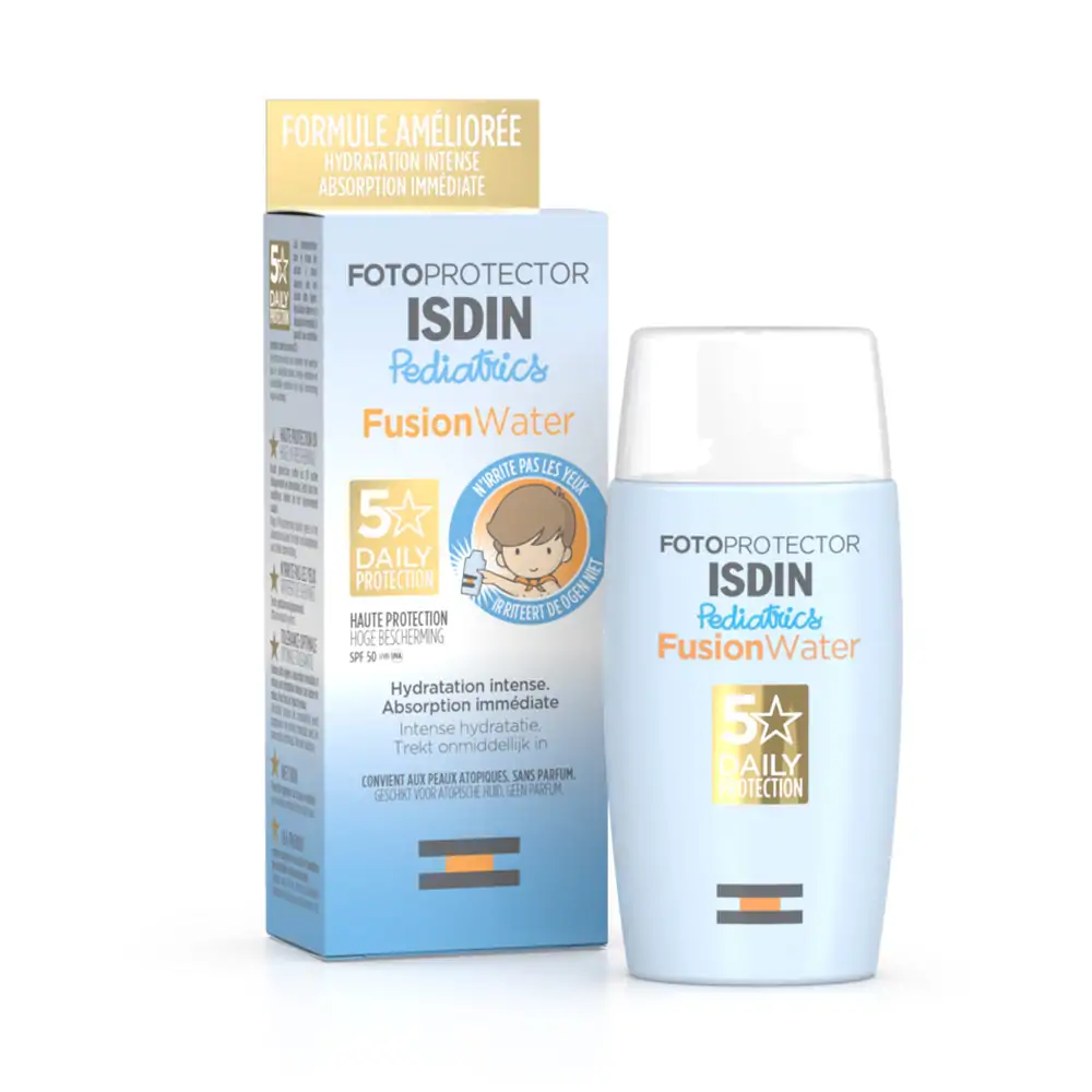 Promo ! Fotoprotector ISDIN Fusion Water Pediatrics SPF50+ 50ml