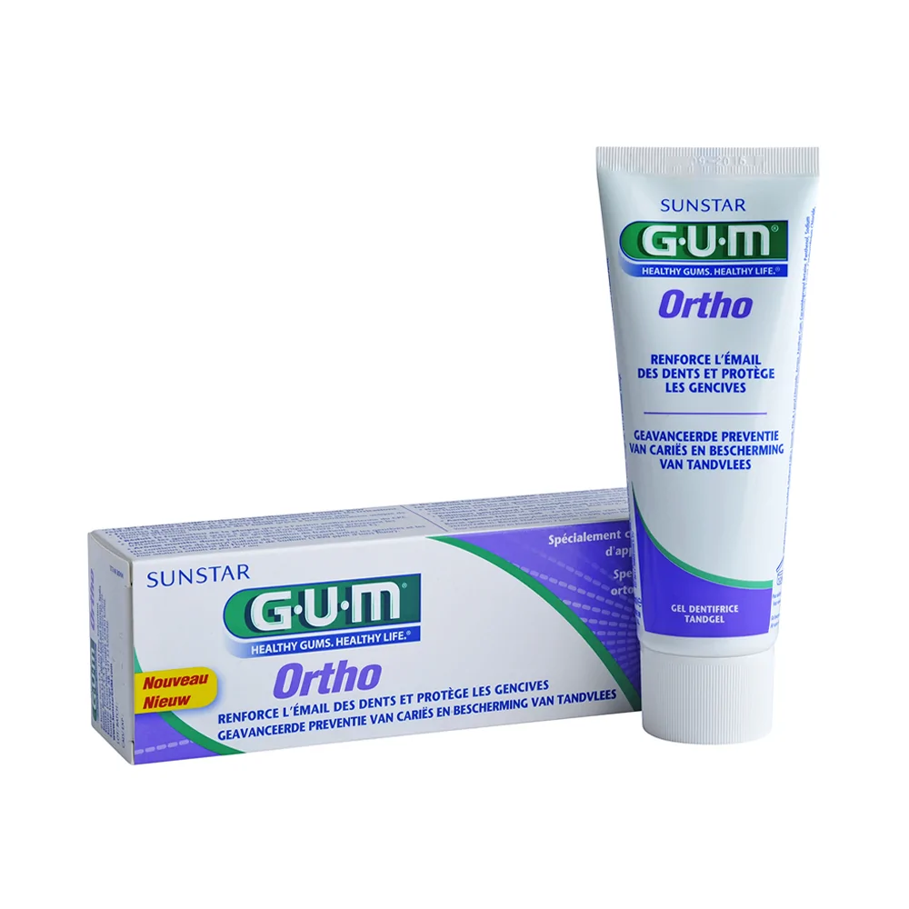 Promo ! Gum ORTHO Gel Dentifrice 75ml (3080)