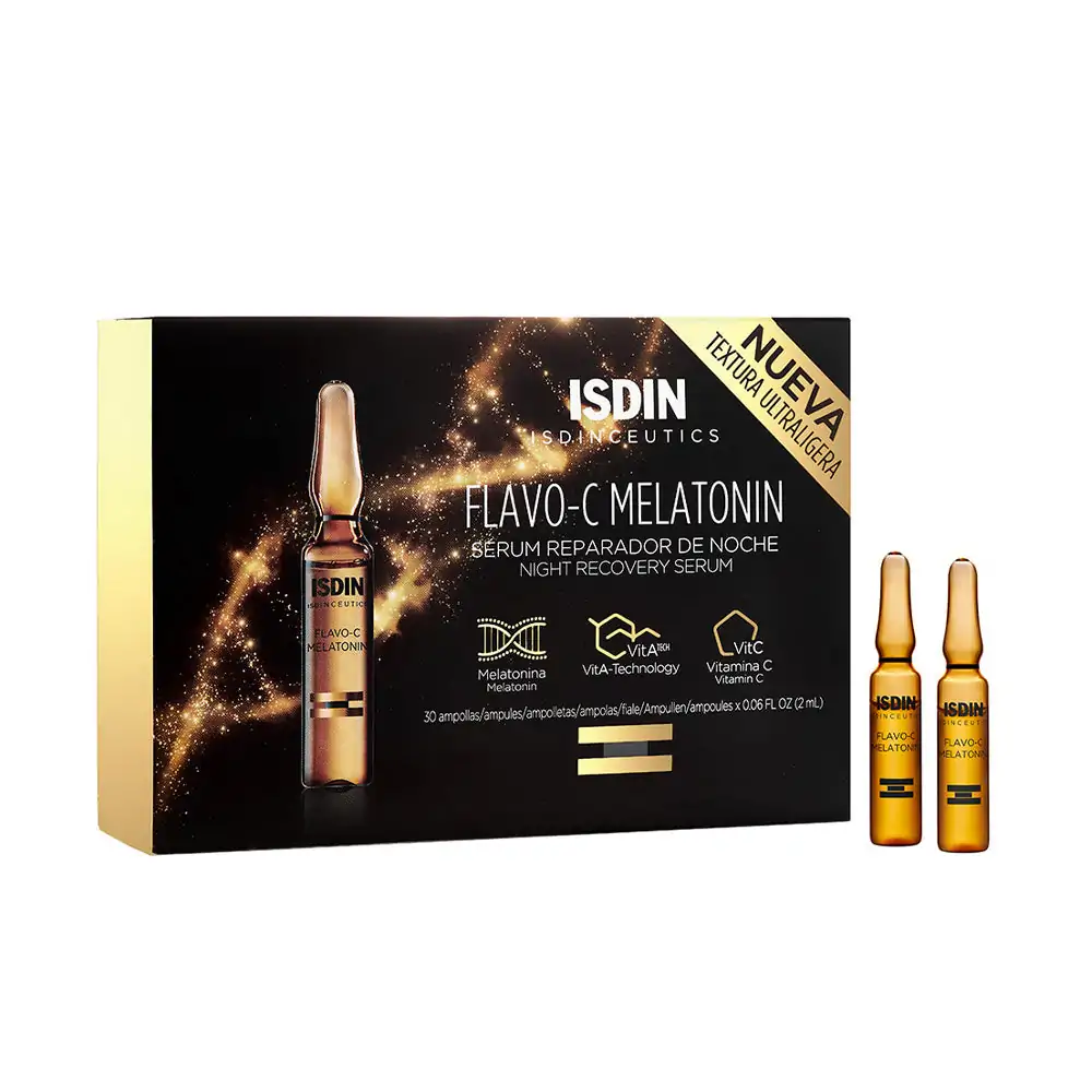 Promo ! ISDIN Isdinceutics Flavo-C Melatonin nuit 30x2ml