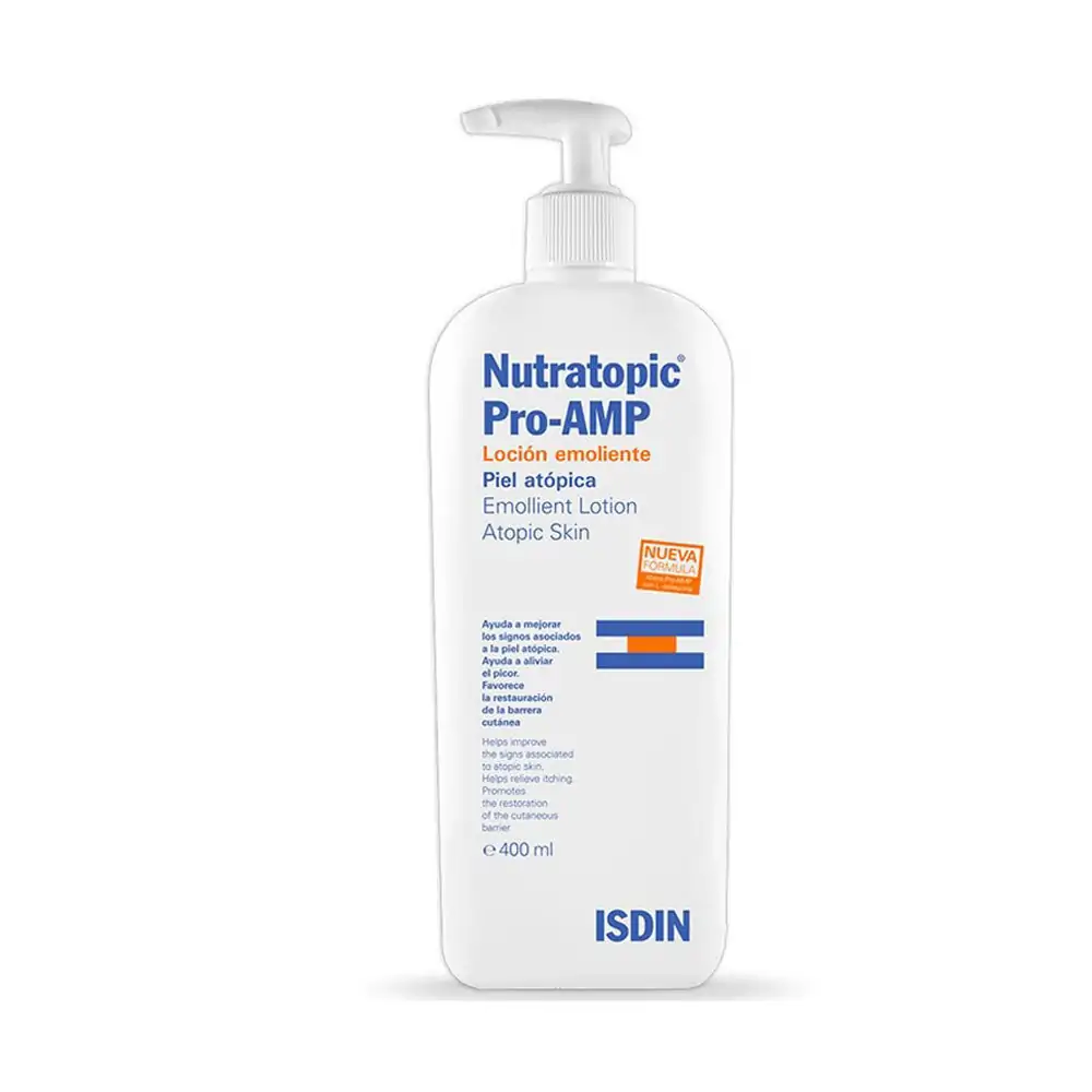 Promo ! ISDIN Nutratopic Pro-AMP Lotion Émoliente 400 ml