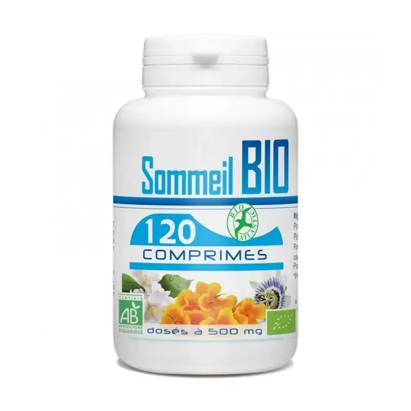 Promo ! GPH DIFFUSION Sommeil Bio 500 Mg 120 Comprimés