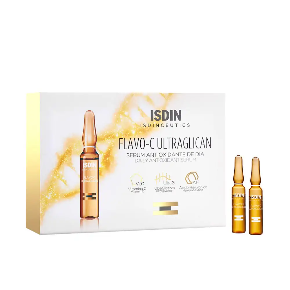 Promo ! ISDIN Isdinceutics Flavo-C Ultraglican 10 Ampoules *2ml