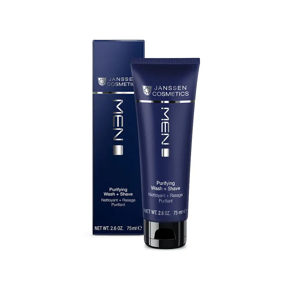 Promo ! Janssen Cosmetics Men Nettoyant + Rasage Purifiant 75ml