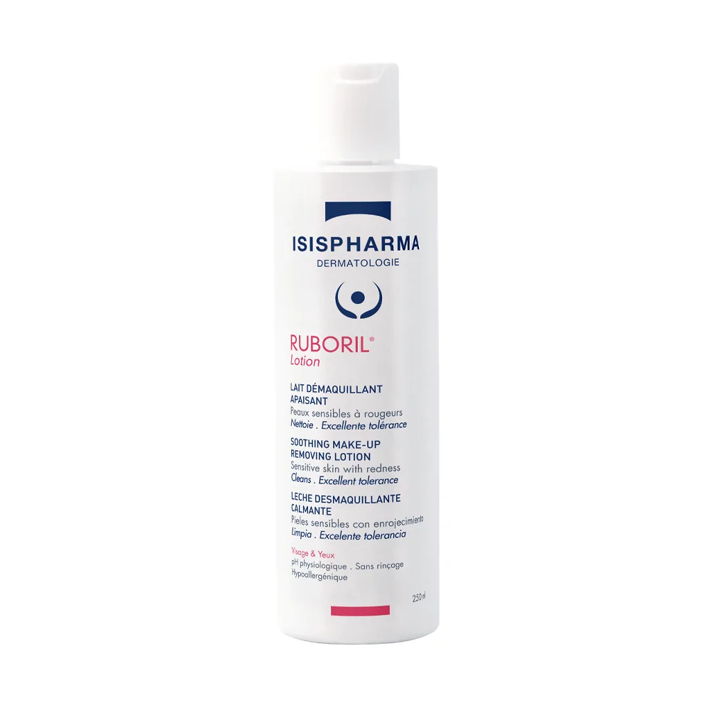 Promo ! Isispharma Ruboril Lotion Lait Démaquillant Apaisant 250ml