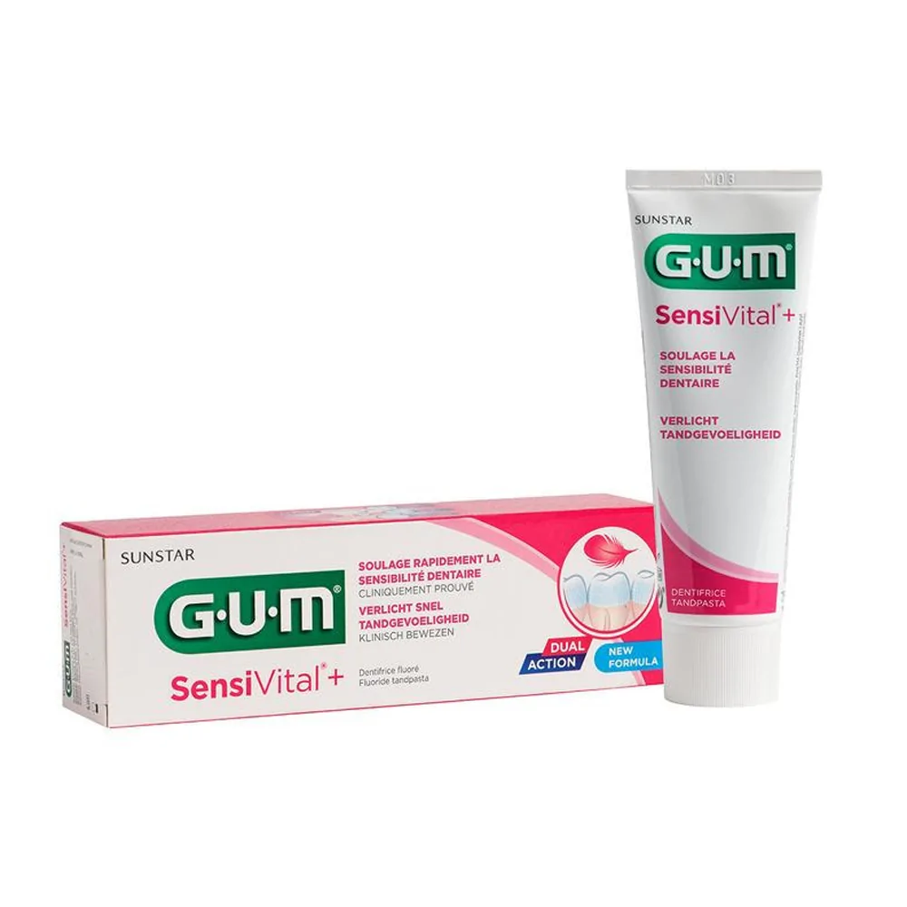 Promo ! Gum SensiVital+ Dentifrice 75ml (6070)
