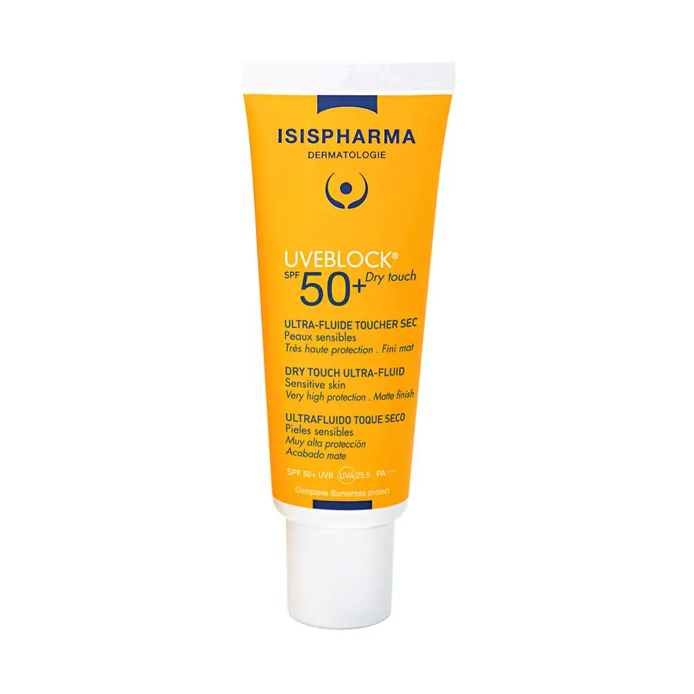 Promo ! Isispharma Uveblock Dry Touch Touché Invisible Sec SPF50+ 40ml