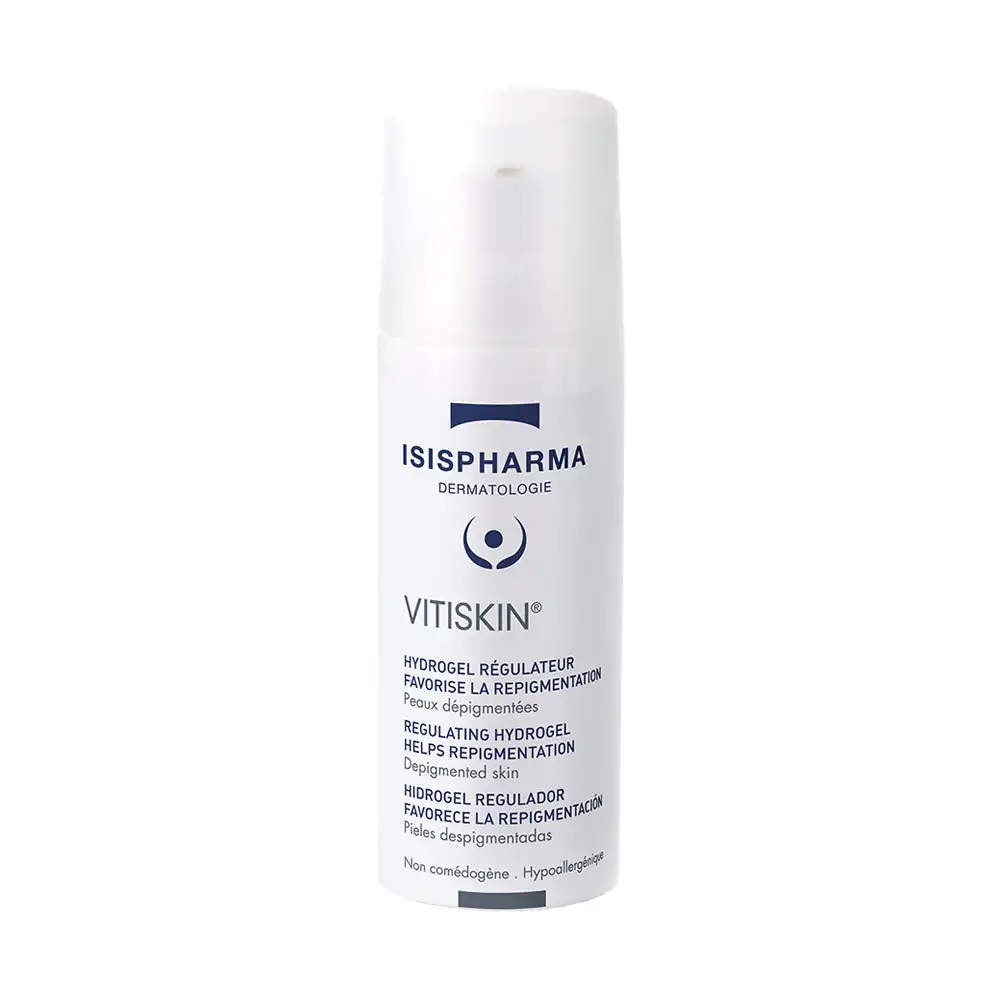 Promo ! Isispharma Vitiskin Hydrogel Régulateur Repigmentation Peau 50ml