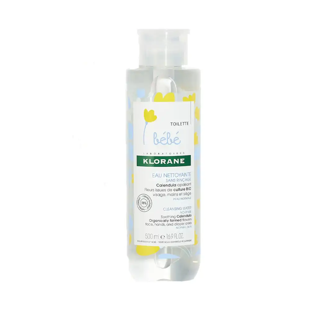 Promo ! Klorane Bébé Eau Nettoyante Au Calendula 500ml