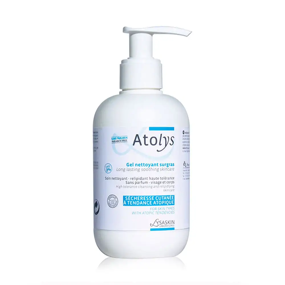 Promo ! Atolys Gel Nettoyant Surgras 200ml