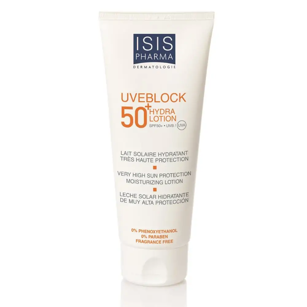 Promo ! Isispharma Uveblock Hydra Lotion Crème Solaire SPF50+ 100ml