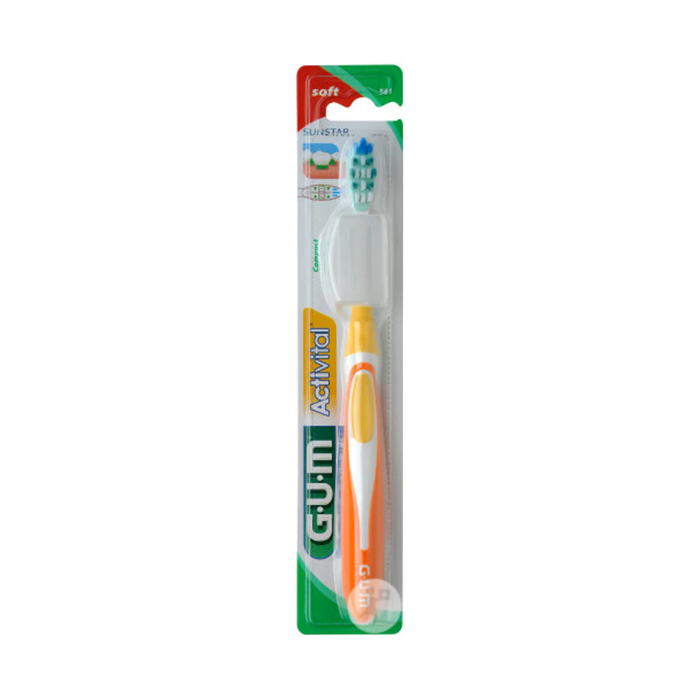 Promo ! Gum ActiVital Compact Brosse À Dents Soft (581)
