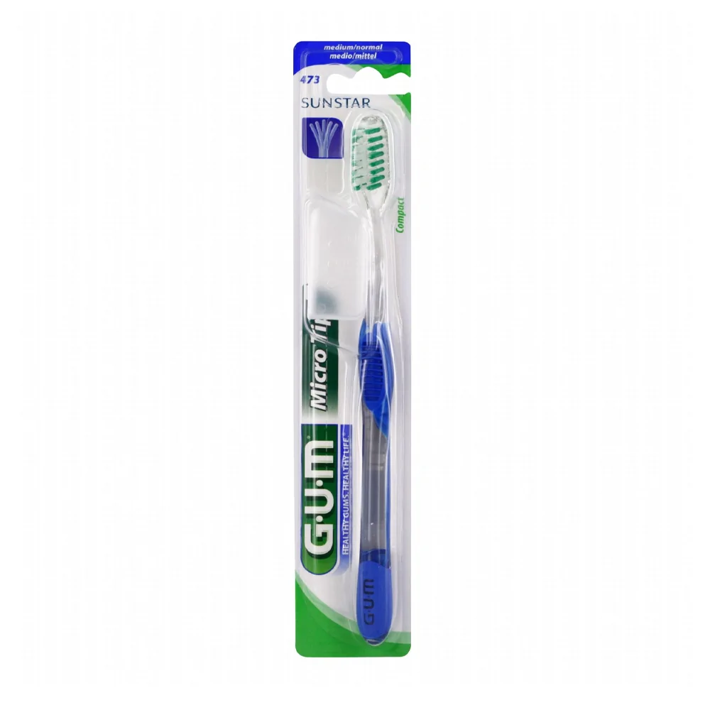 Promo ! Gum Micro Tip Brosse à Dents Médium (473)