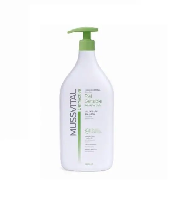 Promo ! Mussvital gel de bain peau sensible 1L