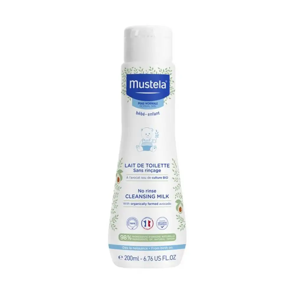 Promo ! Mustela Lait De Toilette Sans Rinçage à L’avocat BIO
