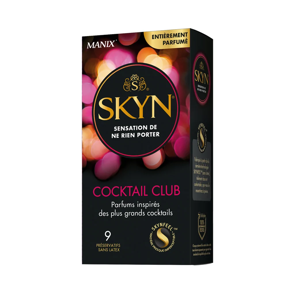 Promo ! Manix Skyn Cocktail Club 9 Préservatifs